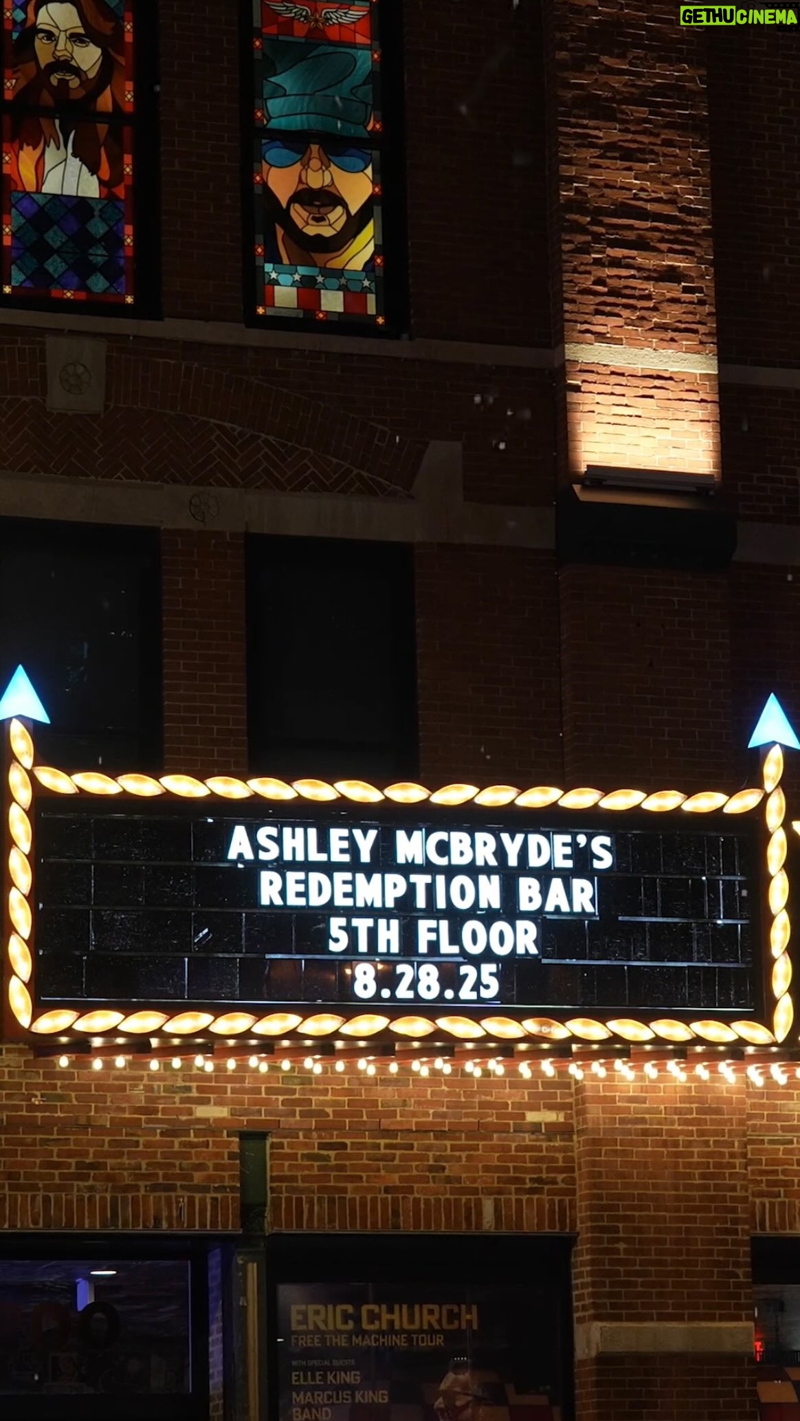 Ashley McBryde - 7.2K Likes - Broadway’s getting a new kind of bar. It’s called Redemption, and it’s for all of us.
Since deciding to live sober, I’ve wanted to create a space that normalizes non-alcoholic options first and is still a real bar. A place where people can connect, unwind, and hear original songs.
Redemption is coming soon to the 5th floor of @chiefsbroadway. I can’t wait for you to see it.