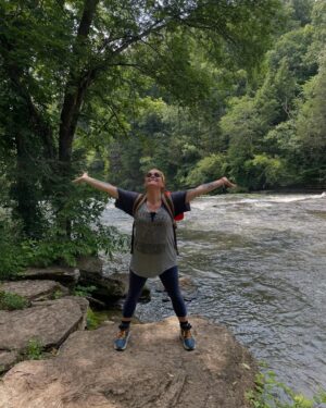 Ashley McBryde Instagram - Today marks 3 years. Since my last drink. My last time being “that guy” in my social and professional circles. The last panicked phone call for help. The final slip up that caused the intervention  from those that love me  and the shift in me allowing me to say “that’s enough”. The details are known by those who are deserving of such painful information. Gratitude is the guiding light today. Grief is okay. A version of me had to die off so I could become myself. I have love for her and every other version of me that had to exist so I could stand by this waterfall today. Thank you for the ability to stand here. Celebrating by connecting to Mother Earth was just the kind of party I needed. If you’re struggling , reach out. You aren’t alone and don’t have to be. You’re gonna be delighted at how many of us there are. I love you, keep going.