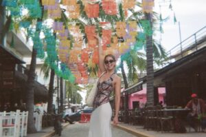 Ashley Newbrough Instagram - salty sunsets i have no notes 🥥 🇲🇽