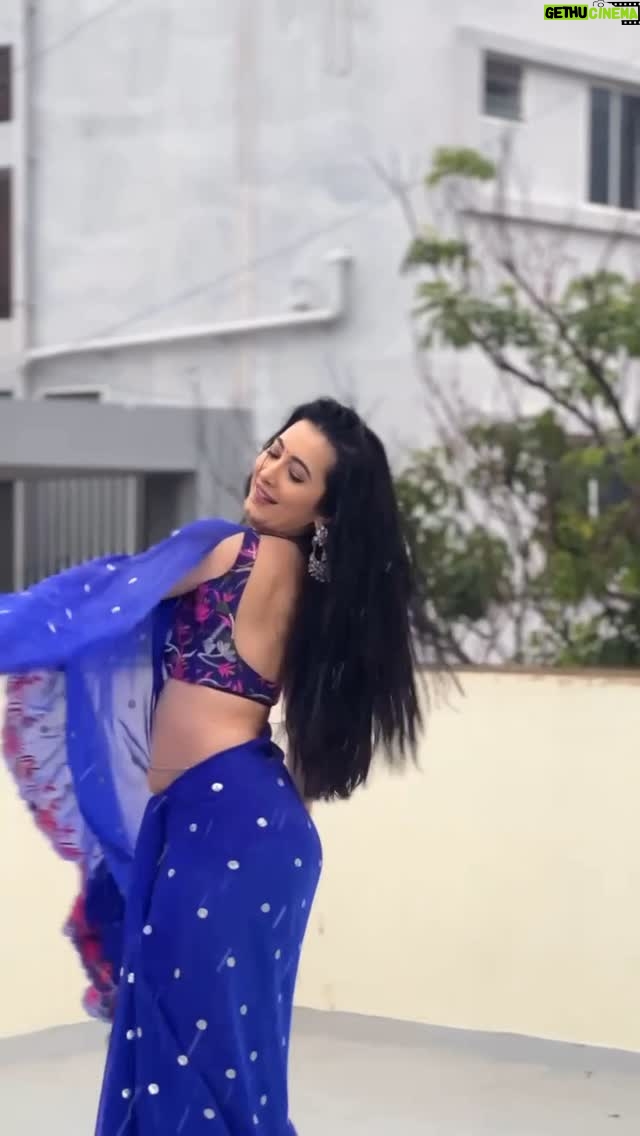 Ashvithi Shetty - 5.2K Likes - Before the Rain Gods stop pouring let me share my draft video drenched in rain 🌧️ 

Makeup @aruna_makeup_hair