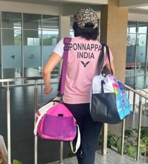 Ashwini Ponnappa Instagram - Done with training for the week and heading home with my super adorable Care Bears x VictorBadminton kitbag 🥰😍
.
.
.
.
.
#carebears #victorbadminton #badmintonkitbag #loveit