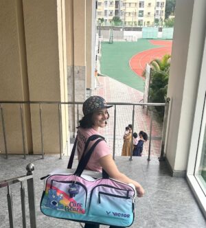 Ashwini Ponnappa Instagram - Done with training for the week and heading home with my super adorable Care Bears x VictorBadminton kitbag 🥰😍
.
.
.
.
.
#carebears #victorbadminton #badmintonkitbag #loveit