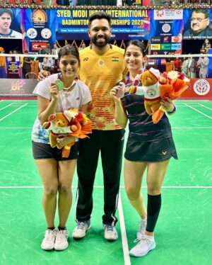 Ashwini Ponnappa Instagram - 🥈🙏🏻☺️
.
.
.
.
#syedmodiindiasuper300