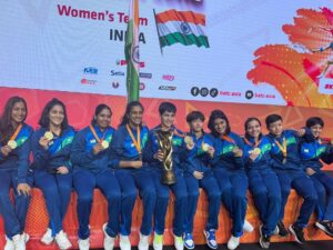 Ashwini Ponnappa Instagram - CHAMPIONS!!!! 🏆 🙌🏻🤩 #badmintonasiateamchampionships2024 
.
What an incredible team to have been part of !!! 🤩
Super Grateful to the entire team for making this happen! ❤️ 
My awesome team mates, coaches and support staff, Thank You! 🙏🏻💕