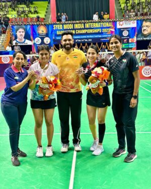Ashwini Ponnappa Instagram - 🥈🙏🏻☺️
.
.
.
.
#syedmodiindiasuper300