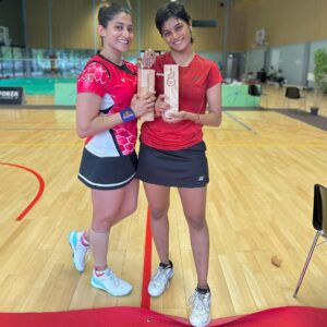 Ashwini Ponnappa Instagram - 🥇🙏🏻😁
.
.
.
.
.
#nantesinternationalchallenge2023
#ongc
#givesyouwings