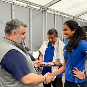 Ashwini Ponnappa Instagram - Bienvenue à Paris 🗼
Welcoming members of our Badminton contingent to the Athletes’ Village! 🏸🫶🏽
#JeetKiAur #Cheer4Bharat #IndiaAtParis24