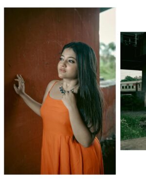 Asmee Ghosh Instagram - In a world that never stops moving, I chose to pause to lean into my own rhythm, to stand boldly where stories pass and silence speaks louder than noise. Draped in hues, wrapped in grace, I’m not waiting for a train, a sign, or permission! just owning the tracks I walk and the fire I carry. I don’t blend in with the blur, I break it. While the world rushes past, I stand still, sharp, and unbothered. Against cracked walls and iron rails, I wear my fire loud and my silence louder. This isn’t softness, it’s strength wrapped in calm. I’m not here to be delicate. I’m here to be unforgettable. Watch the train pass. I’ll still be standing. Rooted to the earth. Miles to go before I sleep….

Behind the lens @swaratghosh 🧡