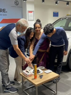 Asmita Arora Instagram - They say you never forget your firsts… guess this one’s going to stay parked in my heart forever ❤️Here’s to countless memories, endless drives and new beginnings #myfirstcar