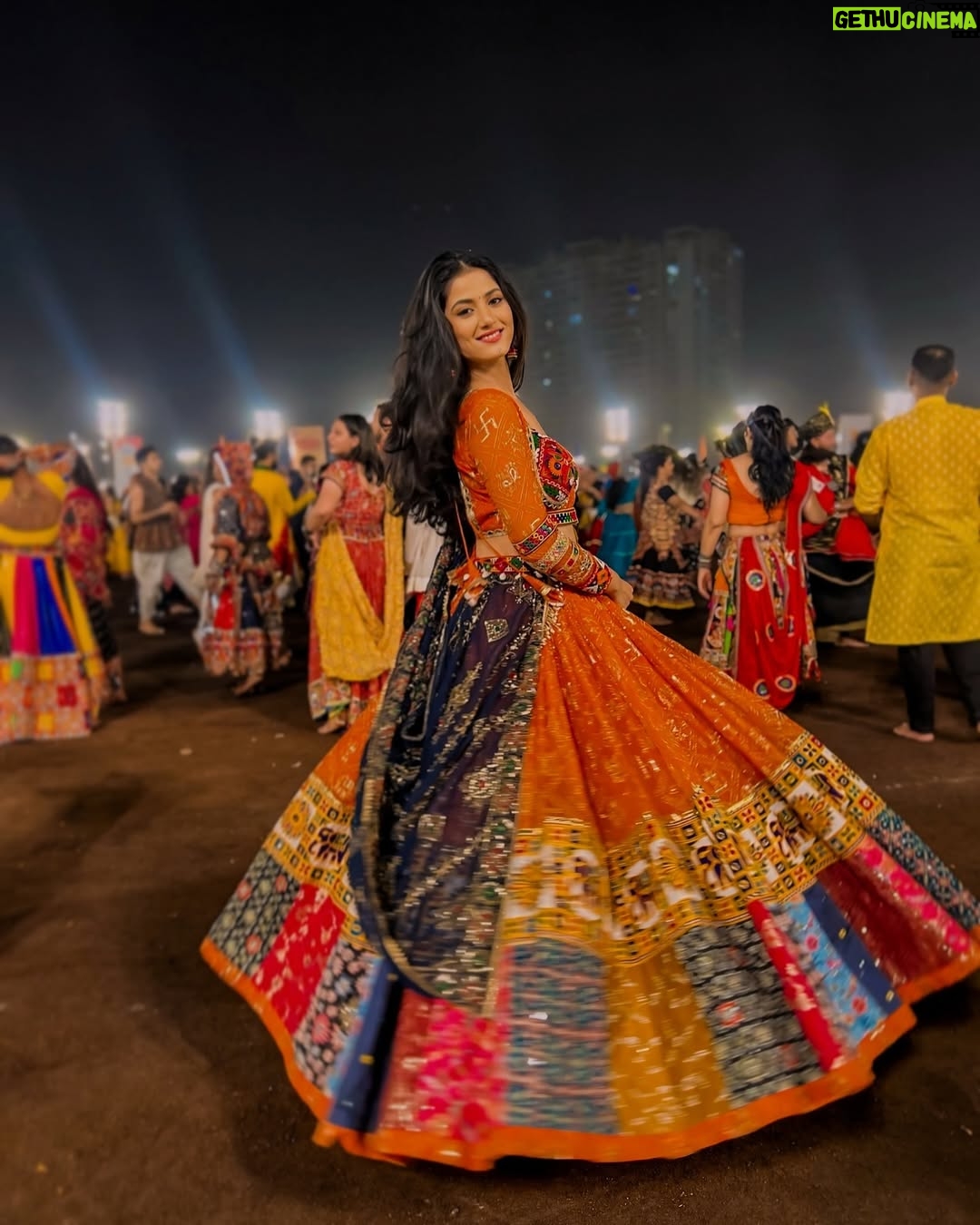 Astha Khandelwal - 36.5K Likes - Wrapped in colors, I move with the breeze,
Every spin a promise, every twirl a tease. 🌸
Garba flows through me, like a river of grace,
In the dance of the night, I’ve found my place. 💃  #DanceOfLight

 #navratricollection #bhfyp #k #gujjugirl #dodhiya #durgapuja #indian #dodhiyalover #festival #jigneshkaviraj #garbagroup #durga #navratrifestival #navratrichaniyacholi #geetabenrabari #instagood #like #kajalmaheriya #vadodara #gujrat #amdavadi #gujjurocks #gaman #dandiyaraas #happynavratri #jaimatadi #king #gujjumemes #gujjuboy