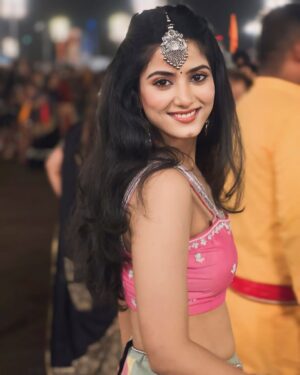 Astha Khandelwal Instagram - Twirl me in the moonlight, where the stars meet my soul,
In every Garba step, I find myself whole. 💫
Whispers of tradition, laughter in the air,
Dancing through life with grace and flair. 💃 
 #MoonlitTwirls #danceofthesoul 

#navratri #navratrispecial #garba #india #durgapuja #mumbai #jaimatadi #durga #festival #love #instagram #devi #maadurga #photography  #dandiya #navratricollection #garbanight #durgamaa #garbalover #hinduism #indianfestival #indian #dussehra #garbadance #happynavratri