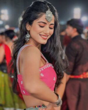 Astha Khandelwal Instagram - Twirl me in the moonlight, where the stars meet my soul,
In every Garba step, I find myself whole. 💫
Whispers of tradition, laughter in the air,
Dancing through life with grace and flair. 💃 
 #MoonlitTwirls #danceofthesoul 

#navratri #navratrispecial #garba #india #durgapuja #mumbai #jaimatadi #durga #festival #love #instagram #devi #maadurga #photography  #dandiya #navratricollection #garbanight #durgamaa #garbalover #hinduism #indianfestival #indian #dussehra #garbadance #happynavratri