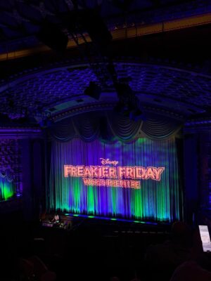 Audrey Grace Marshall Instagram - spent last night celebrating my girl @thesophiahammons !!!! i love u forever i am so endlessly proud 💚💜 cutest movie ever with so much love put into it i had the freakiestttt time 😜 #freakierfriday
