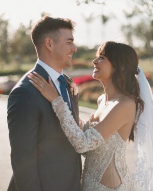 Aurélie Moeremans Instagram - I married the love of my life… and it was even more magical than I ever dreamed. The kind of day that makes you believe in timing, in prayers, in everything happening exactly how it’s meant to. Thank you for all the love 🤍my heart is overflowing. 04-25-25