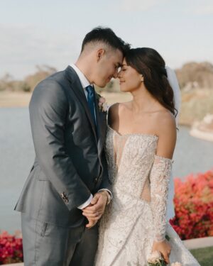 Aurélie Moeremans Instagram - I married the love of my life… and it was even more magical than I ever dreamed. The kind of day that makes you believe in timing, in prayers, in everything happening exactly how it’s meant to. Thank you for all the love 🤍my heart is overflowing. 04-25-25