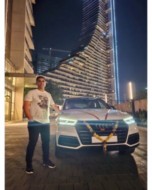 Avantika Khatri Instagram - LATEPOST !! One more AUDI in the hood… at this point, the valet needs a roster ! 😉 On a serious note - Feeling incredibly proud of what we’ve achieved together! Big wins, Bigger wheels - Proud of the hustle and Super-Super Proud of Us ! ❤️🧿
.
#KudiAK #AK #fulfilling #our #dreams #onemore #AUDI #AudiQ5 #in #the #hood #love #cars #lovedriving #loveus #hustle #believe #achieve #inspire #avantika #khattri #filmmaker #india #producer #actress #filmdirector #celebrity #avantikakhattrilatestpics #milind #avantikakhattri @directors_visions @avantikakhattri