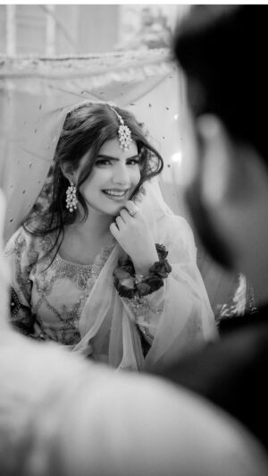 Ayesha Ijaz Instagram - Undoubtedly the most beautiful yet the most hardest moments of my life! 😭❤️
Dress by @asianbrides_by_haroon
#hamzakiayesha #nikkah