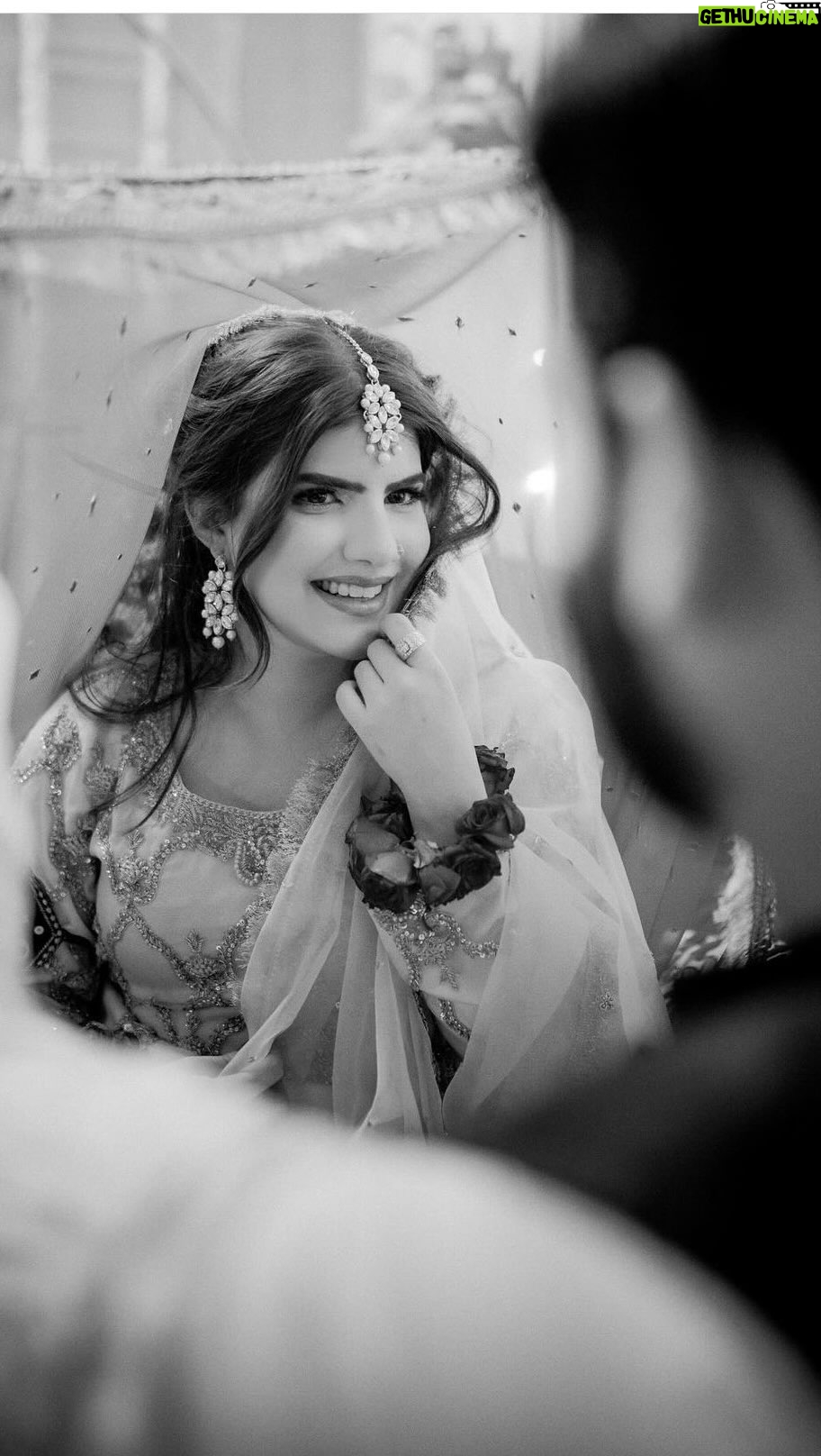 Ayesha Ijaz - 42.4K Likes - Undoubtedly the most beautiful yet the most hardest moments of my life! 😭❤️ 

Dress by @asianbrides_by_haroon 

#hamzakiayesha #nikkah