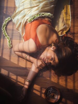 Azmeri Haque Badhon Instagram - 'Saree & Other Senses' 

Remember this series? Yes, we are back! ✨
And with who better than @badhon__hq to re-ignite this? 🪔
 
Concept, shoot & direction by Zeyran Juhie
Assisted by the OG @createwith_scorpiolady
Hair and make up by M.K. Hussen
Art direction & set : @createwith_scorpiolady
Jewelry partner @gluedtogether.handcrafted.art
DM TO BOOK FOR YOUR PERSONAL PHOTOSHOOT.

© Zeyran Juhie 2025

@photovogue
