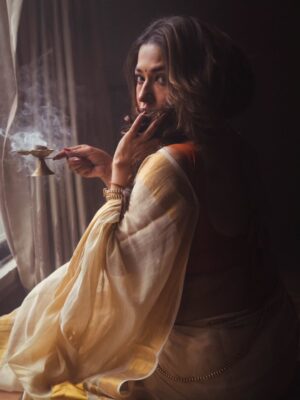 Azmeri Haque Badhon Instagram - 'Saree & Other Senses' 

Remember this series? Yes, we are back! ✨
And with who better than @badhon__hq to re-ignite this? 🪔
 
Concept, shoot & direction by Zeyran Juhie
Assisted by the OG @createwith_scorpiolady
Hair and make up by M.K. Hussen
Art direction & set : @createwith_scorpiolady
Jewelry partner @gluedtogether.handcrafted.art
DM TO BOOK FOR YOUR PERSONAL PHOTOSHOOT.

© Zeyran Juhie 2025

@photovogue