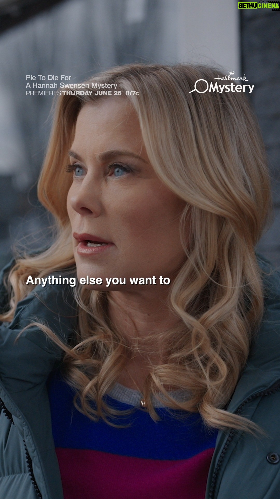 Barbara Niven - 2.1K Likes - Watch out, Hannah Louise, Delores is not happy! Pie to Die For: A #HannahSwensen Mystery premieres Thursday at 8/7c on Hallmark Mystery. Stream it now on @HallmarkPlus. Start your free trial at the link in bio.