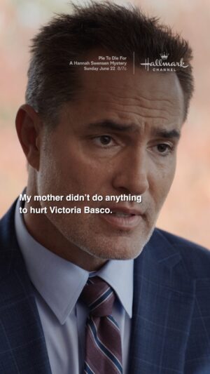 Barbara Niven Instagram - Delores is a person of interest in this case! Can Hannah clear her name? Watch Pie to Die For: A #HannahSwensen Mystery Sunday at 8/7c. Streaming next day on @HallmarkPlus. Start your free trial at the link in bio.