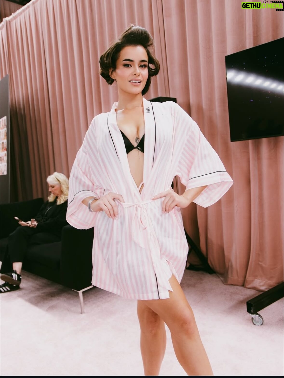 Barbie Ferreira - 1.4 Million Likes - what a crazy side quest. got to be an angel for the day 🪽 thank u @adamselman @vspink @victoriassecret