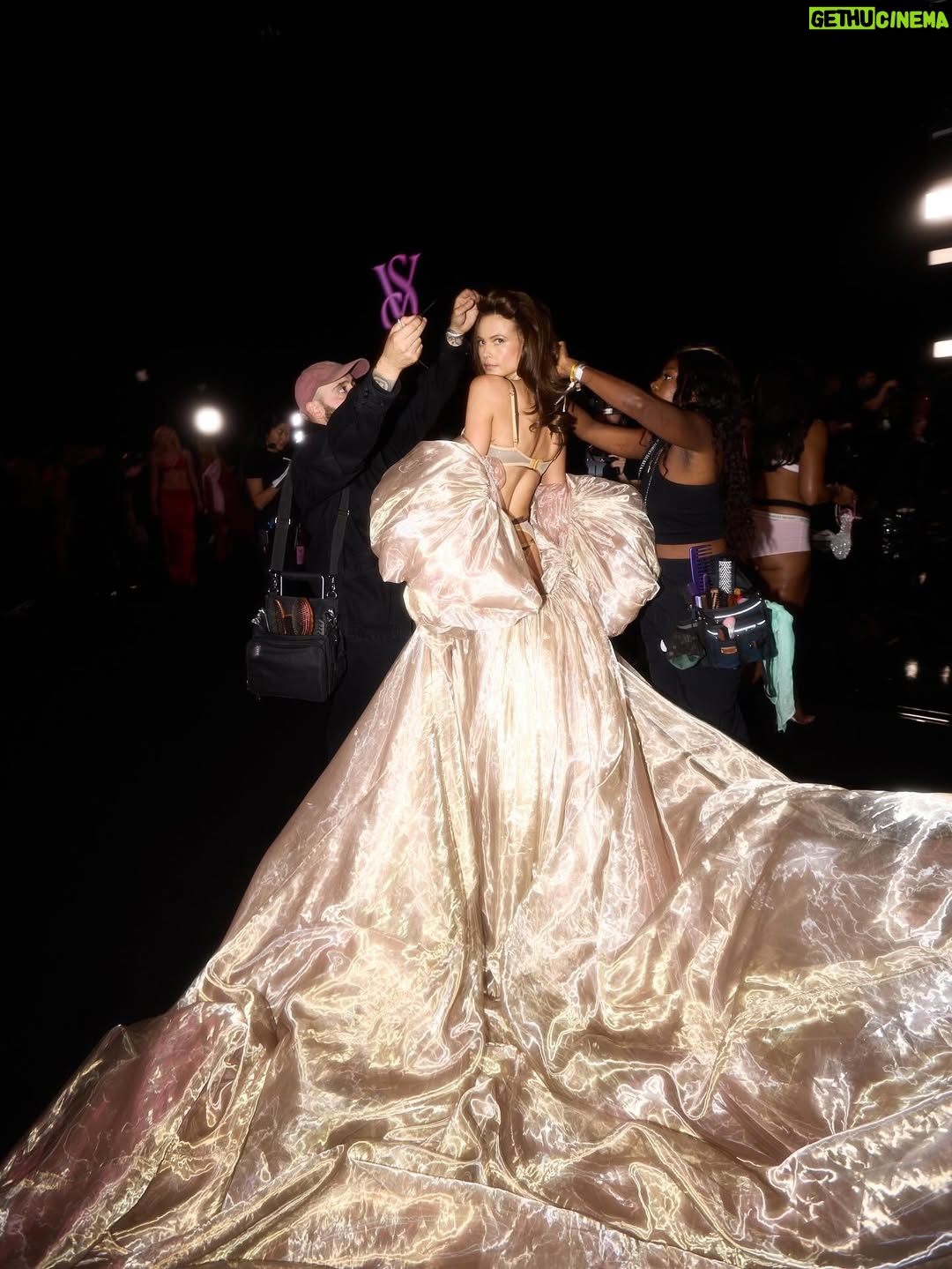 Behati Prinsloo - 236.2K Likes - For one night we can all forget about everything and live in this dream of wings and glitter and gorgeousness together. This was my 12th show for @victoriassecret I’m grateful for every one of them. To the dream team who not only understood the assignment but crushed it @patmcgrathreal @jawaraw @adamselman @piergiorgio @carlynecerfdedudzeele @thelionsmgmt  thank you guys. what an honor to part of something so fun and iconic. 🪽🫶🏽🪽
