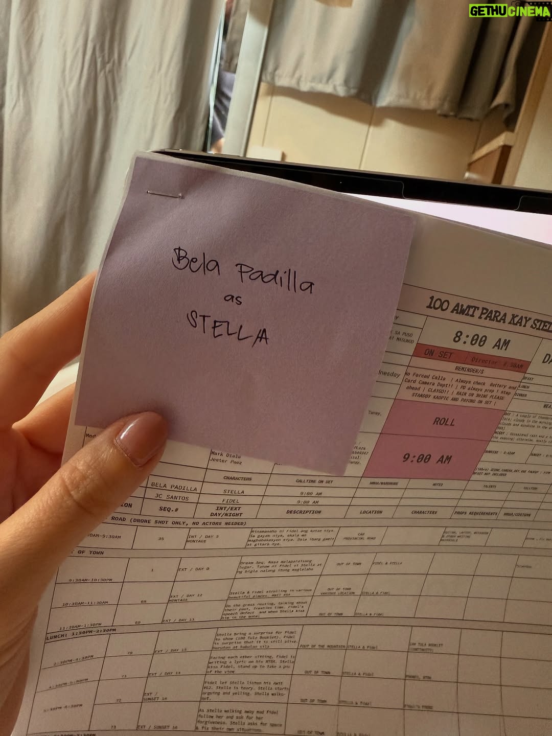 Bela Padilla - 135.2K Likes - Picture wrap! ❤️

I didn’t think I’d be sad after finishing #100AwitParaKayStella but here I am wishing we had a  few more days. The last two shooting days were perfect! @j.c.santos and I were so in the zone and the scenes were so beautifully written that we gave performances that I think we both didn’t expect 😂 Kaps! Thank you for being our Fidel! Even if Stella doesn’t like sharing, she shares Fidel and his big, big heart with everyone who love him and his poems… 🥹 will always cheer you on, kahit hindi ako kasama mo sa ibang mga pelikua mo! 😂 direk @jplaxamana thank you for trusting us with these characters and this material. Thank you for knowing exactly what you want from us in your scenes. You have such a fascinating mind ❤️ ate @akstobias the captain of our ship! Thank you for being so cool on set and for always meeting us on our levels! Always love working with you. Pre-prod na tayo para sa next😂🙏🏻 tita @angelbarrachiel thank you po for helping us bring this story to where it is now, and then some!!! Your belief in my work pushes me forward, always! Love you tita June ❤️ @n_teehankee Noel! Your energy (kahit segue tayo lagi 😂) is so infectious. Thank you for seeing Stella the way you do, I’ve grown to love her more because of how you shot her in this film 🥹 your whole team (hi Dan!!!) was such a joy to be around. Thank you also for looking out for me always when the scenes are hard 🙏🏻 @kyleecharri as I’ve said before, thank you for joining the circus! So excited for everyone to meet Clyde and to see a different you in this film! ate @tekya_martin thank you for updating Stella’s look and adding a vulnerability to her through your expert hands! 💕 @larsmagbanua happy to be working with you again! Thank you for bringing the 100 world back! (PS, di ko alam kung sinabi na nila pero hiningi ko yung OG “Para Kay Stella” book of poems kagabi 🥹) Eivy and Maxine, Stella’s styling was so on point!!! PS: lahat ng damit niyo mababango 😂 thank you 💕 Kuya Jose salamat sa pagalaga at pagbugaw ng mga palaka 🥹 and to everybody who made this film happen again, maraming salamat po!!!

This is your Stella, signing off again, for now 😉

#100awitparakaystella