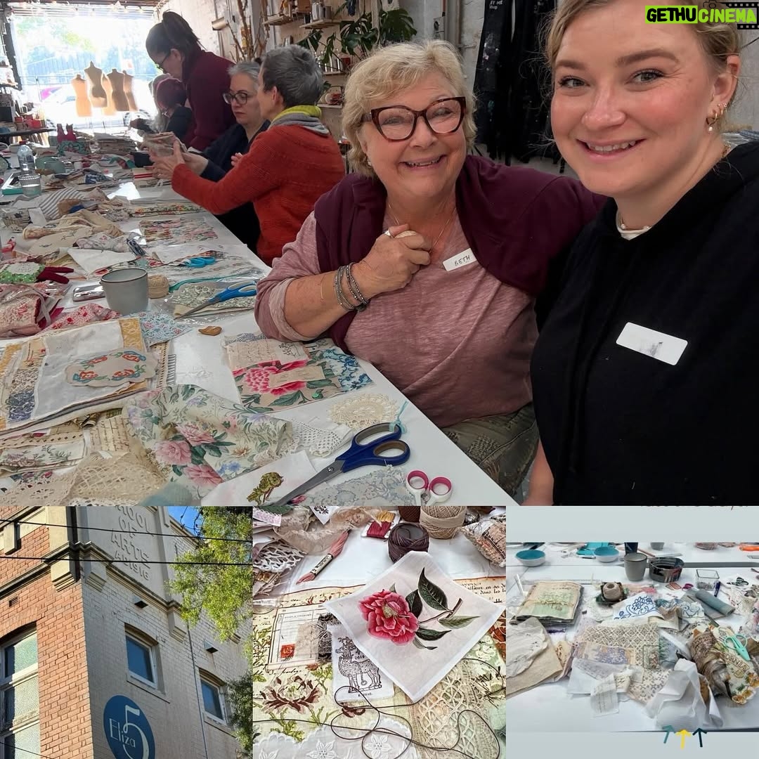 Beth Maitland - 2.4K Likes - @emelia_banninger and me. Workshop day and some of Emmies work in progress. And the performing arts building across from our Newtown flat. #howmanymoreaprils #actorslife #grateful
