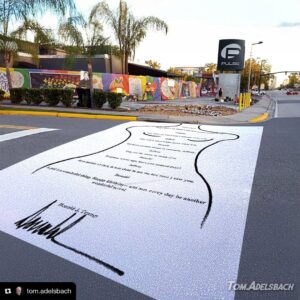 Bette Midler Instagram - Repost:  BREAKING: after Florida Governor Ron DeSantis ordered the destruction of the Pride Rainbow crosswalk, painted in front of the Pulse nightclub in memory of the 39 people killed there - ANTIFA thugs painted disparaging anti-Trump graffiti in its place.

#Pride