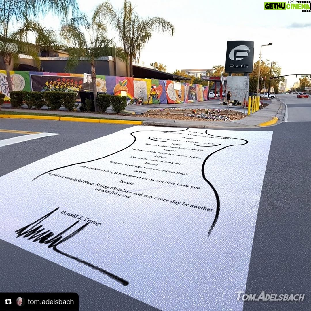 Bette Midler - 29.4K Likes - Repost:  BREAKING: after Florida Governor Ron DeSantis ordered the destruction of the Pride Rainbow crosswalk, painted in front of the Pulse nightclub in memory of the 39 people killed there - ANTIFA thugs painted disparaging anti-Trump graffiti in its place.

#Pride