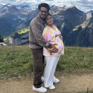 Bharti Singh Instagram - we are pregnant again 😍🧿❤️🥳 #blessed #ganpatibappamorya🙏❤️ #thankyougod #babycomingsoon
