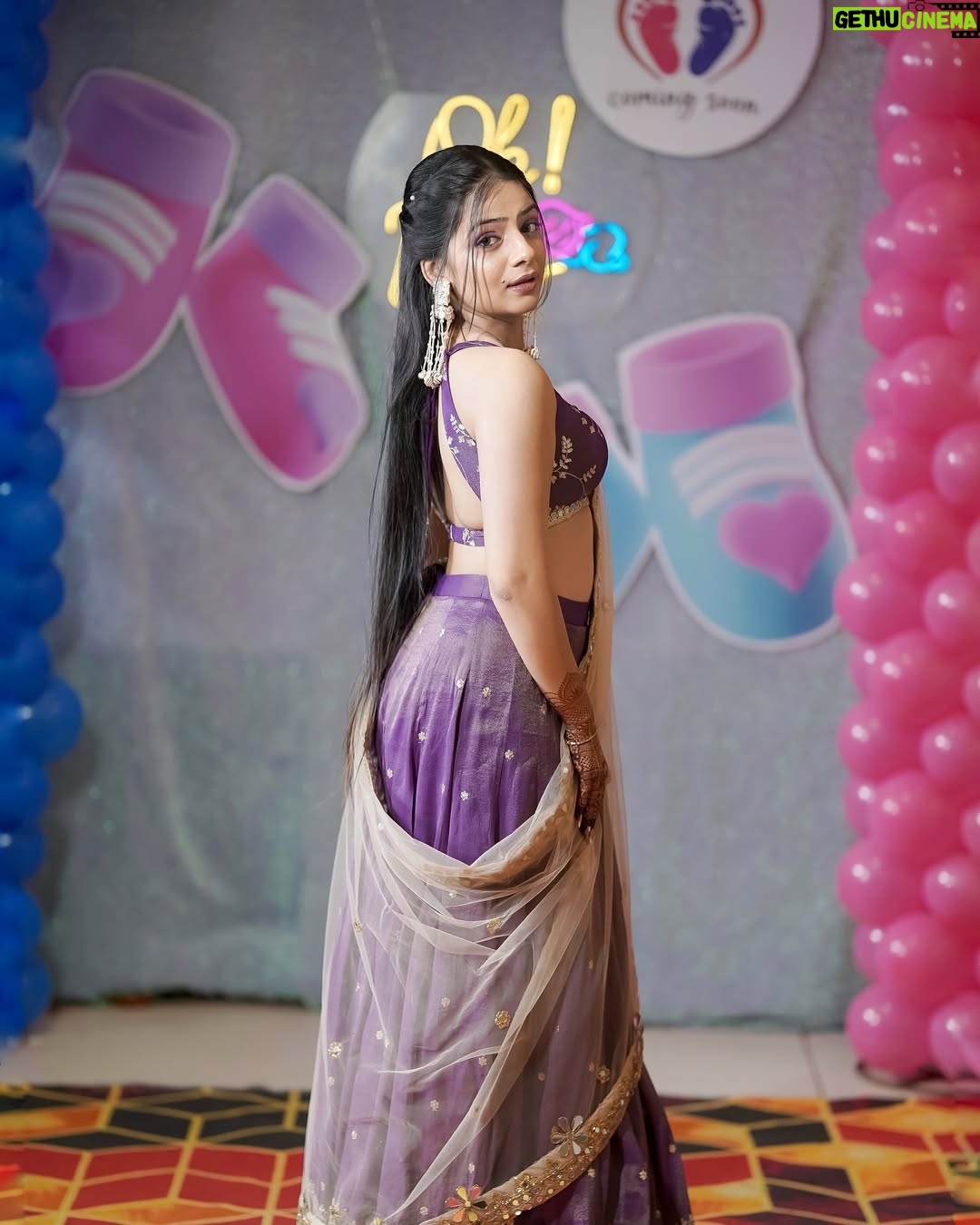 Bhavi Mewada - 10.8K Likes - When tradition calls, I answer in style💜✨
Last photo😍🧿
.
.
Outfit- @the_adhya_designer 
MUA- @nikitas_bridal_studio 
📸- @sensational_shutterz 
.
.
#instagram #new #post #photoshoot #photographers #portrait #portraitphotography #portrait_vision #fashion #fashiongram #fashionista #fashionable #cuteness #traditional #look #2025 #function #babyshower #vibes #explore #foryou #bhavi #bhavisknotique #bhavicrew