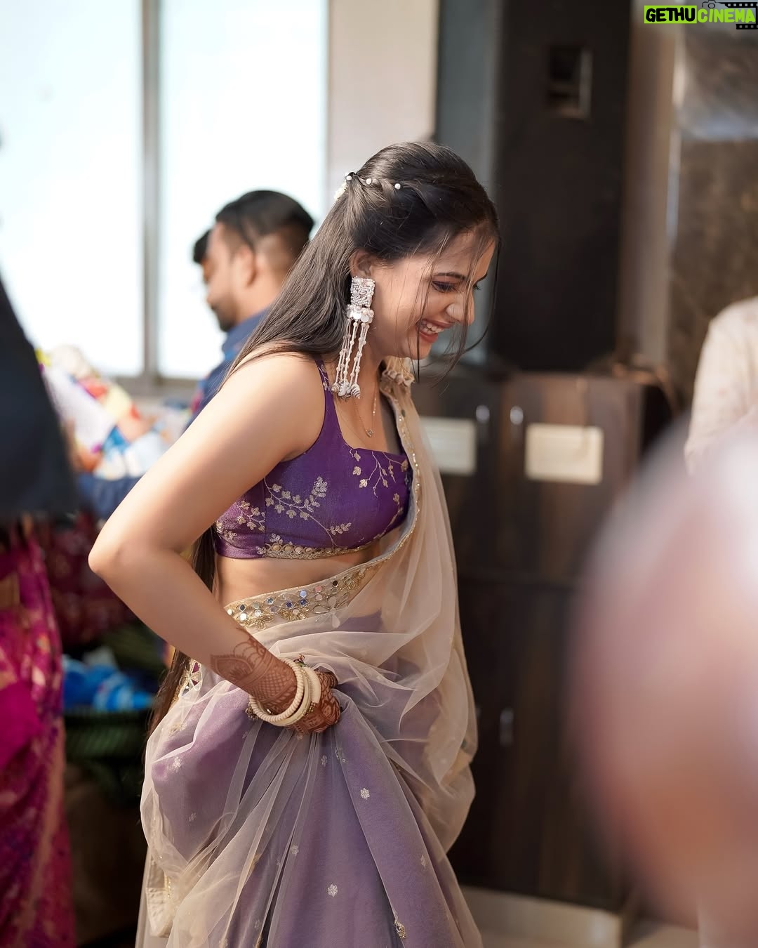 Bhavi Mewada - 10.8K Likes - When tradition calls, I answer in style💜✨
Last photo😍🧿
.
.
Outfit- @the_adhya_designer 
MUA- @nikitas_bridal_studio 
📸- @sensational_shutterz 
.
.
#instagram #new #post #photoshoot #photographers #portrait #portraitphotography #portrait_vision #fashion #fashiongram #fashionista #fashionable #cuteness #traditional #look #2025 #function #babyshower #vibes #explore #foryou #bhavi #bhavisknotique #bhavicrew