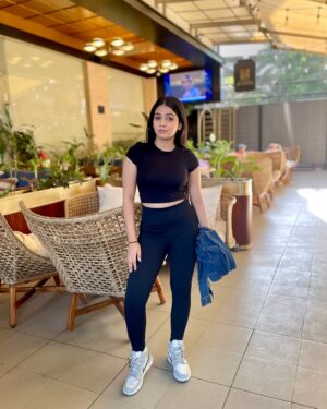 Bhavi Mewada Instagram - Living in black, vibing in cafés🖤✨
.
.
.
.
#instagram #new #post #photoshoot #photographer #photograph #portrait #portraits #new #fashion #fashionista #fashionable #instafashion #ootdfashion #outfitcheck #black #attire #cafe #summervibes #trendy #explore #foryou #bhavi #bhavicrew #bhavisknotique