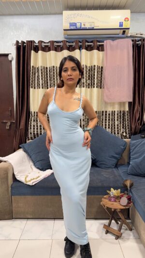 Bhavika Katariya Instagram - Slip dresses aren’t just sexy—they’re powerful.
Comment 💥 if you’re owning this vibe
Slip Dress: @myluluandsky 
.
.
.
.
.
.
.
.
.
.

#BoldFallStyle #StreetGlam #BoldFashion #UnapologeticStyle #OOTDIndia #FashionReelsIndia #StreetStyleIndia #FallFashion2025 

[ Bold fall outfits for women 2025, Unapologetic style ideas for Instagram, Statement fashion for confident women, Empowered style outfits for women]
