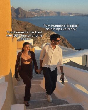 Bhavna Jain Instagram - Every man needs a “Bohot Marungi” woman in his life! 💯♥️

Send this to your partner ✨

#relatable #funnypost #couplegoals❤️ #couplefun #reallife #relatable #greece #vacation #pinterest 

(Couple post, funny post, relatable, kaleshi aurat, husband and wife, relationship goals, relatable post, pinterest couple, aesthetic)