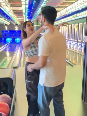 Bhavya Monga Instagram - The last time I went out for fun and not wedding shopping š«¢
@thegamepalacio wearing @shopandyours
#bowling #arcade #funtimes