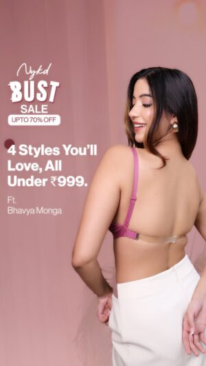 Bhavya Monga Instagram - Hey beauties, itās time to show your wardrobe some love š
Nykdās BIGGEST Bust Sale is finally here ā up to 70% OFF š„ and Iām spilling my top picks!
šø A super-soft cotton cup bra that totally disappears under your tees
⨠One with wide wings & versatile straps (hello all-day comfort š)
š A low-back hero bra that gives invisible yet strong support
š And one that feels buttery soft, feminine & oh-so-pretty š
Snag your top picks before they disappear!
On my must-have list : NYB274 | NYB275 | NYB007 | NYB290
#nykdbynykaa #nykaa #bustSale #everydaycomfort #under999 #wirelessbra