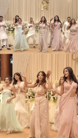 Bhavya Monga Instagram - Definitely incomplete without jamming w your cousins on your engagement š¤š»ā”ļø
.
#dance #engagement #engagementdance #cousins #cousinsdance #familydance #cousinsquadā¤ļø