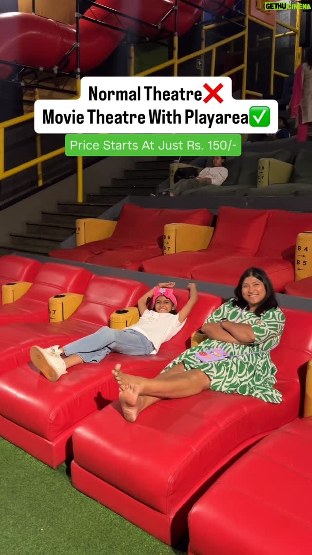 Bhawna Singla - 670 Likes - Share this video with every parent you know! ❤️❤️
Couples can also visit this theatre! 

Movie price starts Rs. 150/-

For booking link, comment Down! 

📍:- Airia mall, Gurugram