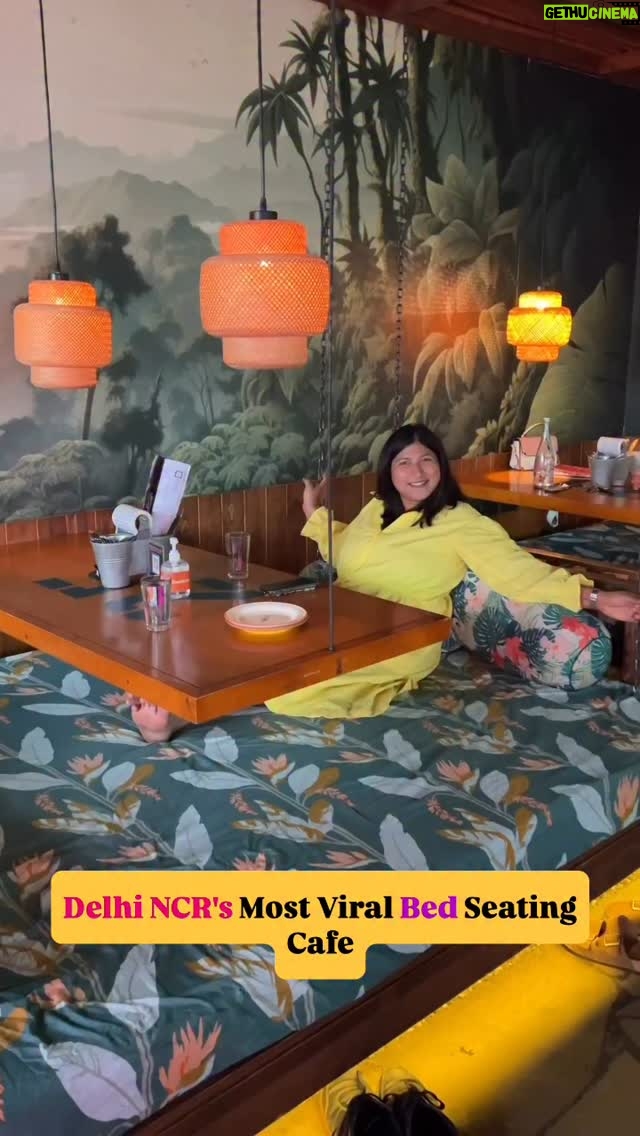 Bhawna Singla - 1.5K Likes - Bed cafe bhi aa gya, next kya aayega btao👇🏻❤️😝😝
@socialoffline 

#bed #cafe #swing #couple #couplefriendly #love #reel #viral #cafeholic