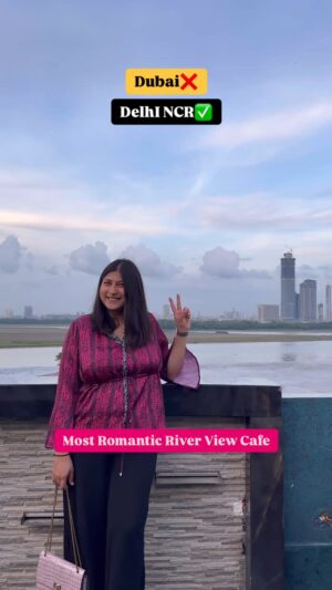 Bhawna Singla Instagram - River View Cafe In Delhi NCR✅✅
Tag someone with whom you want to visit this most romantic river side cafe💕👇🏻 @cafe_skylawn
#cafe #dubai #romantic #yamuna #river #riverside #delhi #delhincr #influencer #cafeinfluencer