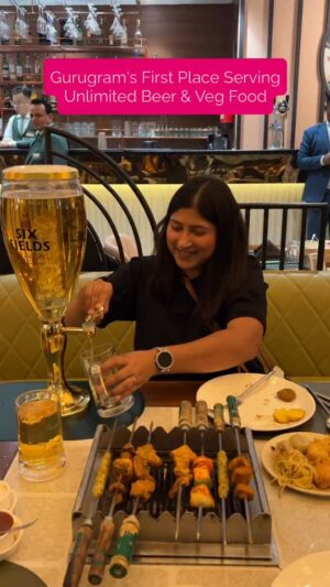 Bhawna Singla Instagram - Gurugram's most happening place serving unlimited food & Wide variety of Veg items!
Here you can enjoy amazing variety of veg food
PS:- Aapne agar veg kha liya toh khate hi reh jaoge!
Note:- Comment "vegmenu" will send in DM!
#beer #unlimitedbeer #weekend #party #mood #vegfood #cafeholic