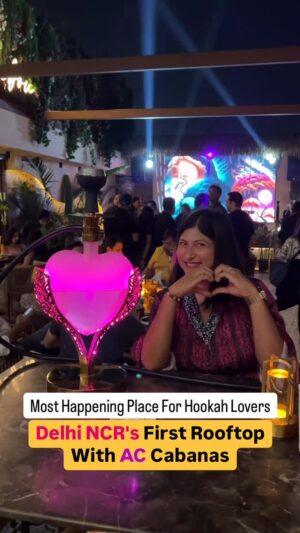 Bhawna Singla Instagram - Comment "Cabana" will share everything In DM from Location link to Hookah PP💕

Reasons to visit this Coolest Rooftop Bar👇🏻
✅Viral Designer Sheesha
✅AC cabanas
✅Live Events
✅Free Pizza for cafeholic's Followers
✅Perfect for birthdays/Anniversaries and corportate events
✅Don't miss one deal which includes one hookah Fries Mocktail
@kiboudelhi 

#delhi #sheesha #hookah #rooftop #bar #barindelhi #influencer #rooftopbar #sheeshalover #cafehop #birthday #anniversary #corporates

[Sheesha In Delhi, Sheesha Lovers, Rooftop bar, Rooftop club, Club In Delhi]