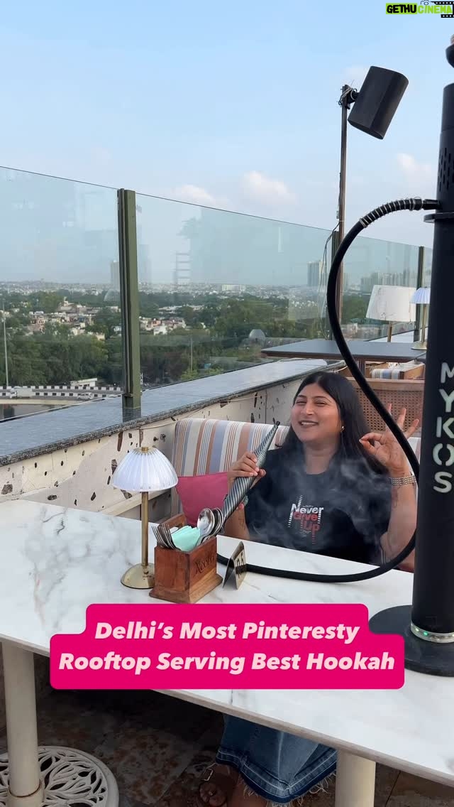 Bhawna Singla - 759 Likes - This gem in NSP is where you need to head if you are looking for an extraordinary hookah experience. 
Save & share for next Hookah Date! @neobaa.delhi ❤️❤️