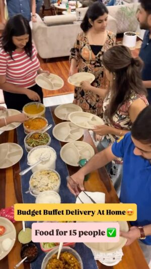 Bhawna Singla Instagram - Share this with "Party People" 😍😍 @bite_affair
Comment for MENU!👇
Call & Whatsapp at 9211570030
This is available only in Delhi NCR
You can order buffet at home with server starting Rs. 499/- per person!😍
Reasons to order this!
✅You'll get everything from drink to dessert!
✅Budget friendly
✅Customized menu
✅Food for all age groups
✅Stress free party at home
#buffet #buffetathome #buffetfood #dessert #starters #dinner #foodathome #partytime #partyfavors #partynight #cafeholic