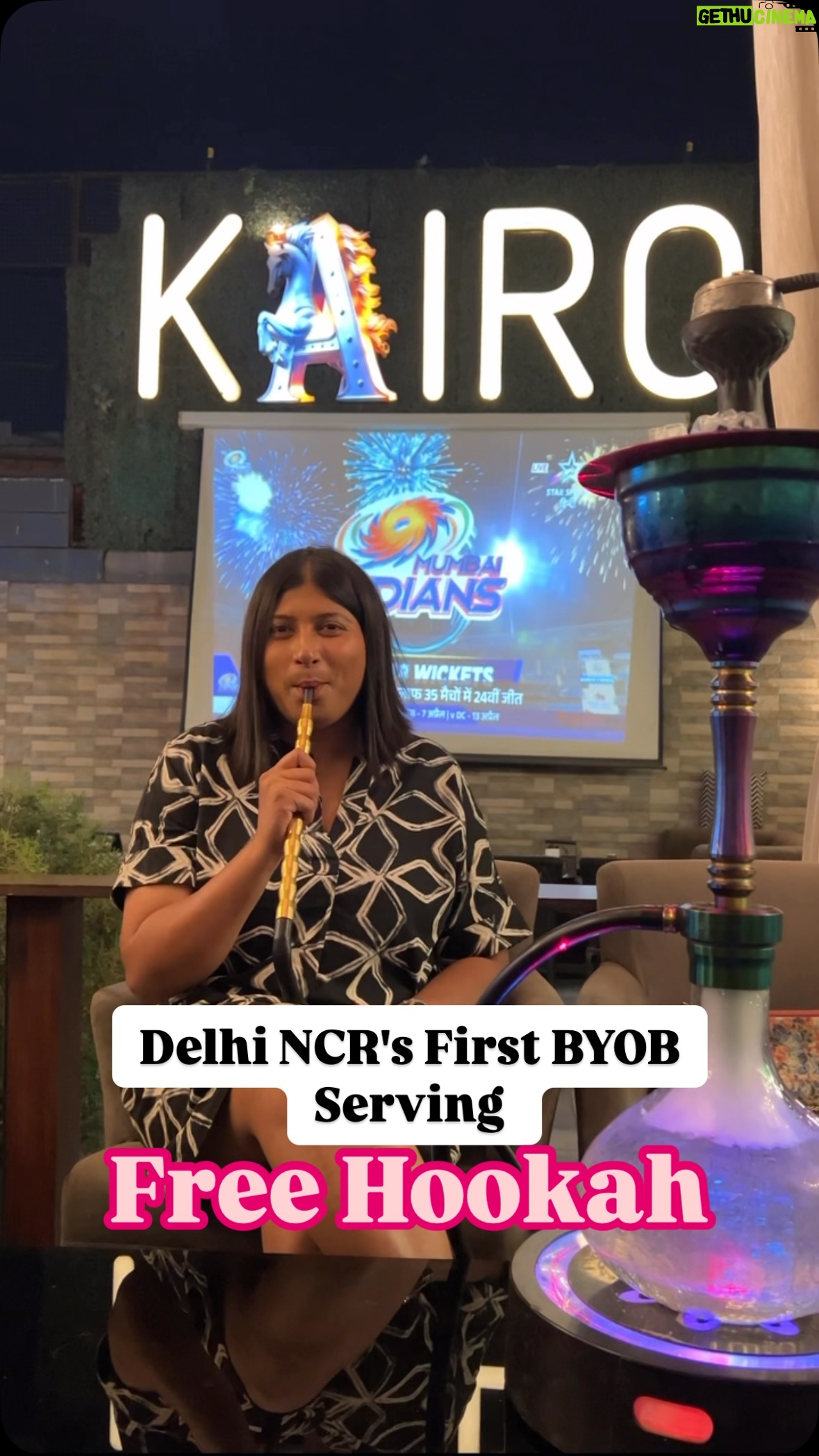 Bhawna Singla - 1K Likes - This is Delhi's first Rooftop BYOB serving Free hookah! 
How you can get free hookah👇🏻
If your bill is more than 1500 then you can get hookah free. 

Also if your bill is more than 3K then get 20% instant discount! 

📍:- @kairorooftopcafe Tagore garden

#delhi #hookah #bar #byob #rooftop #viral #delhincr #delhifoodbloggers #weekend #cafehop