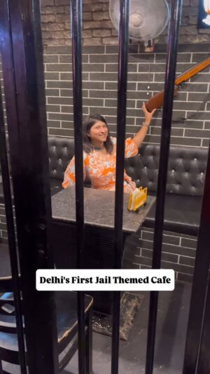 Bhawna Singla Instagram - Normal Cafe❌ Jail Themed✅
Delhi's first Jail themed cafe💕💕 Share this video with your first @❤️
📍:- Krishna nagar!
#delhi #delhite #delhifoodguide #delhiwale #delhiwalks #delhifoodlover #delhifoodblogger #viral #weekend #weekendishere #cafeholic